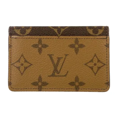 Louis Vuitton Small Multicartes Card Holder Monogram Reverse Coated Canvas