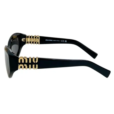 Miu Miu glasses black gold/leopard/apricot/purple color Size 59口17-130