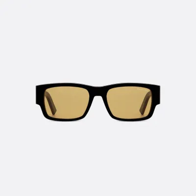 DIOR wrap glasses black tawny/leopard-print brown/grey color Size 75BHY125