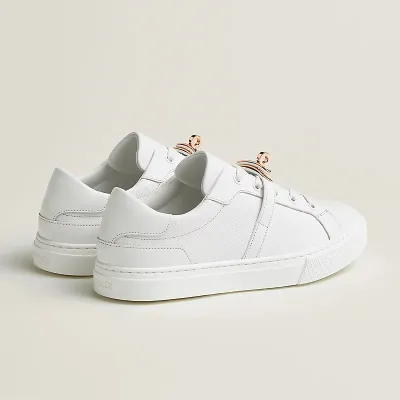 HERMES Day Sneakers White Sports Shoes