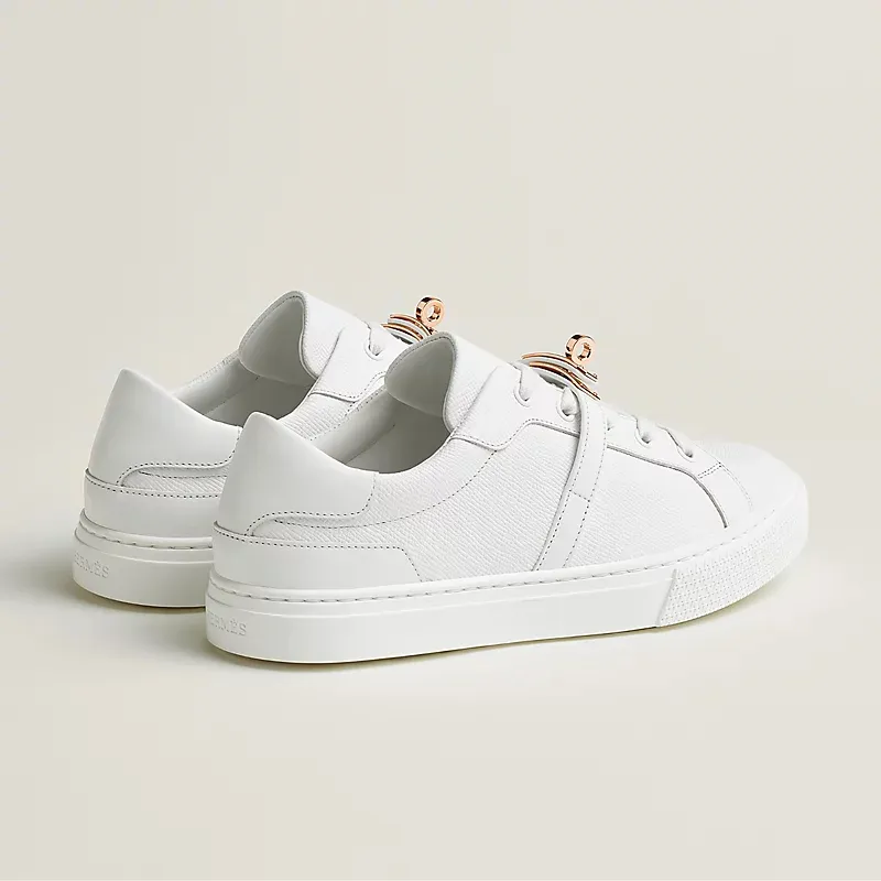 HERMES Day Sneakers White Sports Shoes