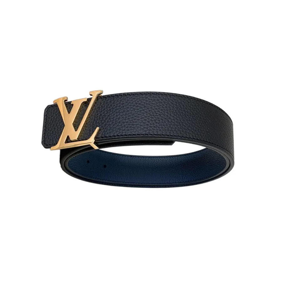 Louis Vuitton Men's Initiales Reversible Belt In Black./Brown/Orange/Blue/Beige Calfskin With Gold/Silver Hardware 40mm