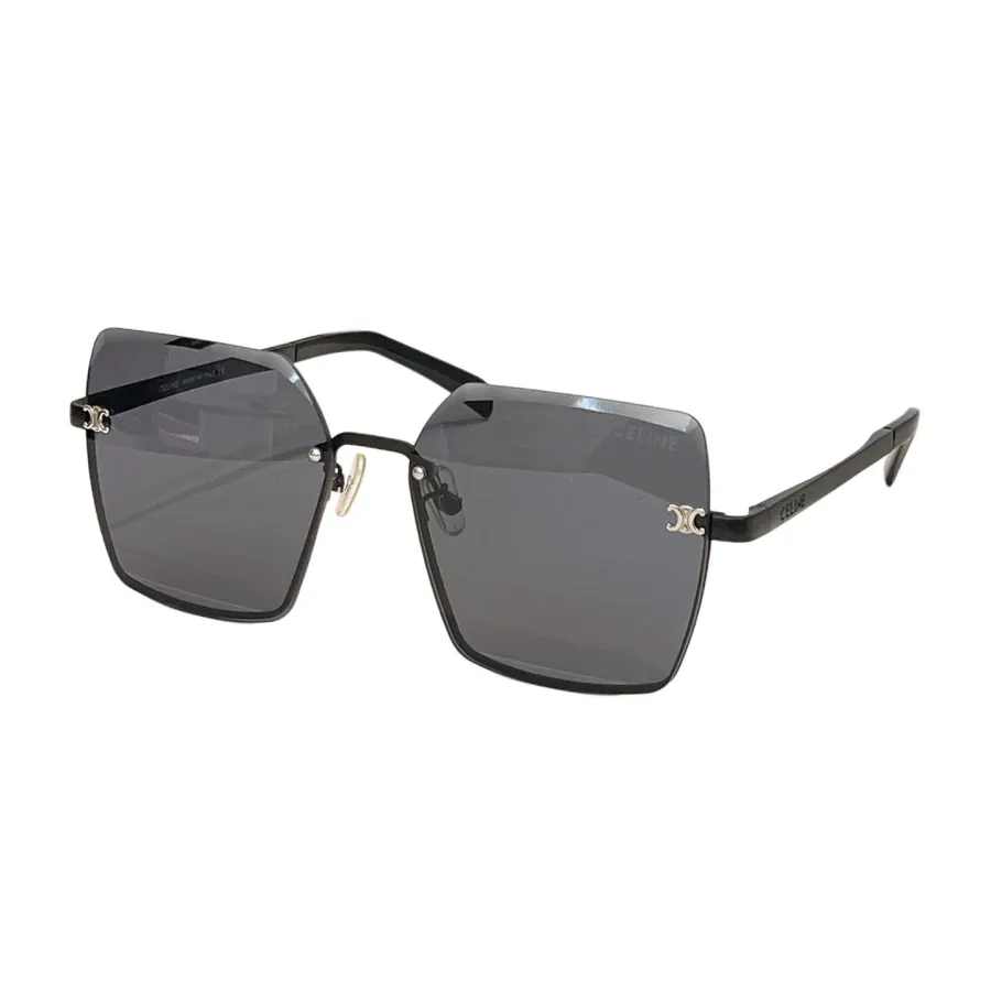 Celine square frame glasses purple/pink/coral/black/brown leopard color Size 60口17-145