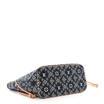 Louis Vuitton Neverfull MM Blue Jacquard Since 1854