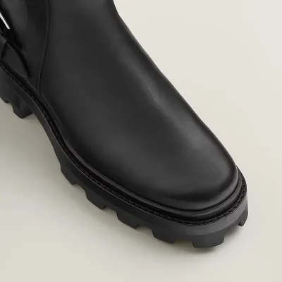 HERMES Jaimy Black ankle boots