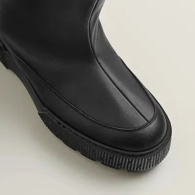 HERMES Journey Black ankle boots