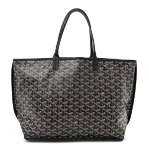 Goyard Reversible Anjou Tote PM Black Goyardine Canvas