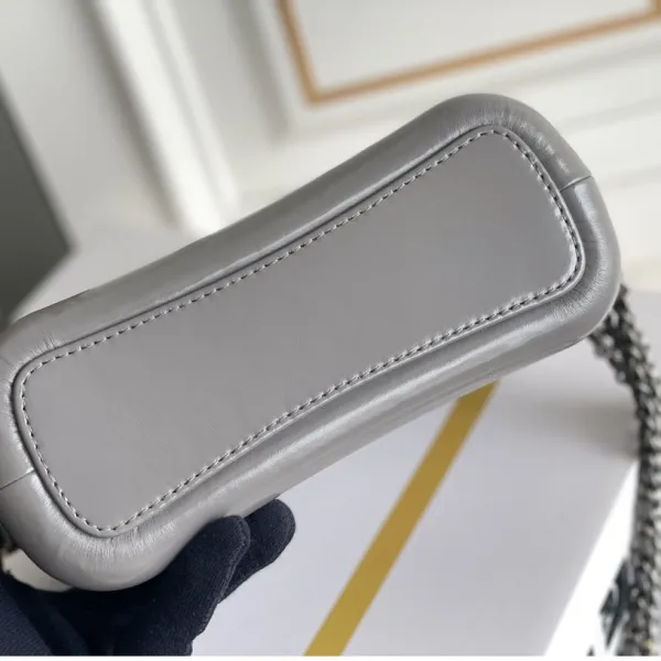 Chanel Grey Bag Quilted Calfskin Leather Shoulder Bags Crossbody Bags - Image 5