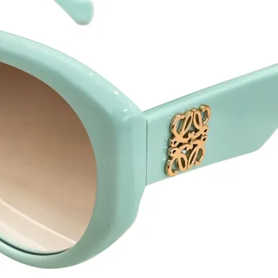 Loewe glasses mint/white/blue/black/leopard/navy blue color Size 56口18-145