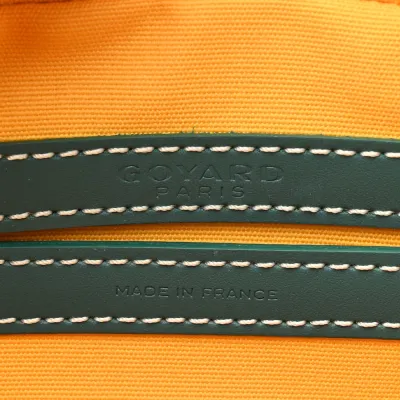 Goyard Sac Cap Vert Bag PM Green Goyardine Canvas