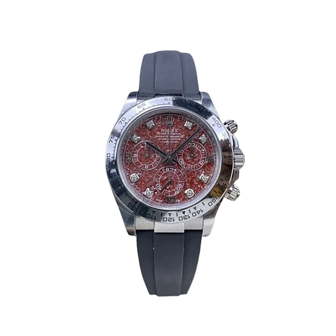 ROLEX-COSMOGRAPH DAYTONA-REF.116589 Edição com Pulseira de Borracha-40MM