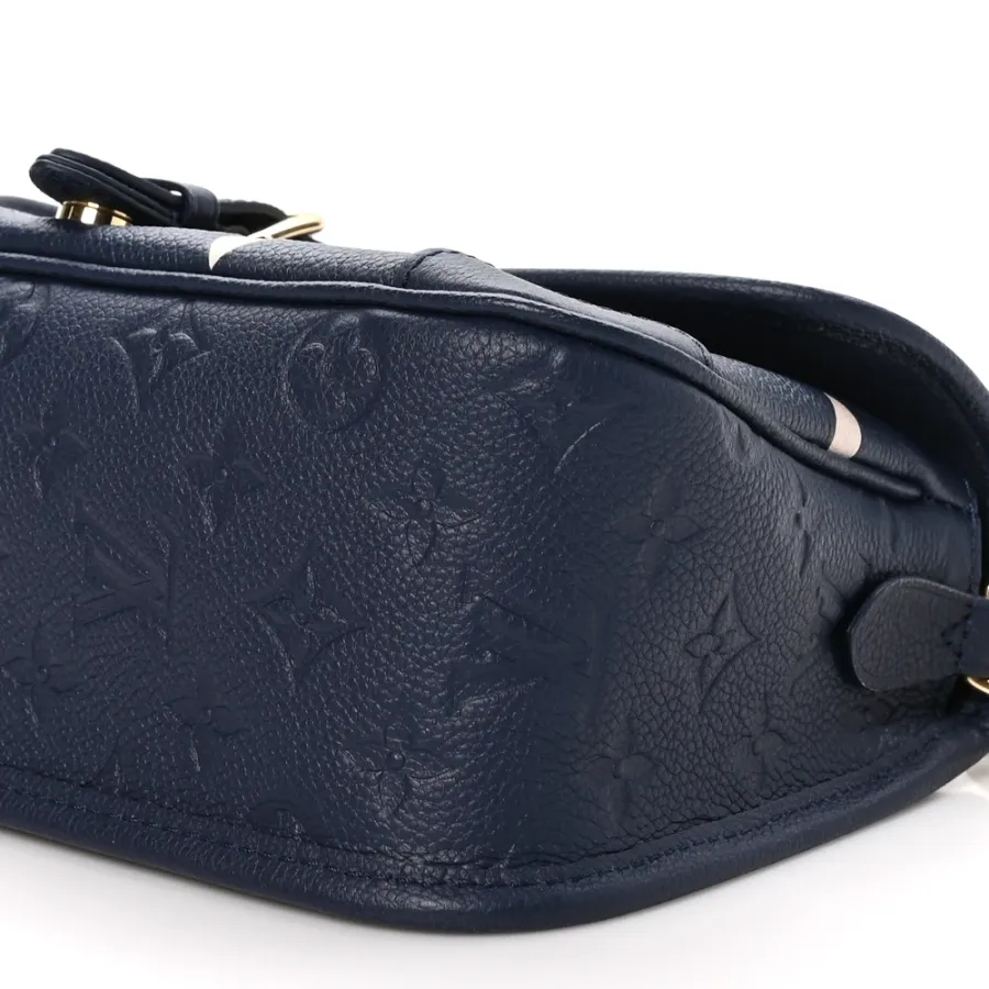 Louis Vuitton Diane PM Navy/Creme Giant Monogram Empreinte Leather