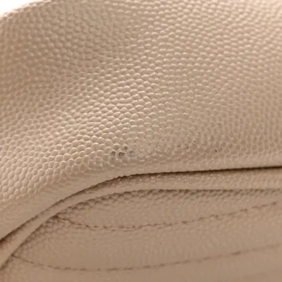 Saint Laurent Mini Lou Camera Bag Dark Beige Monogram Grain De Poudre Matelasse Leather Gold Hardware