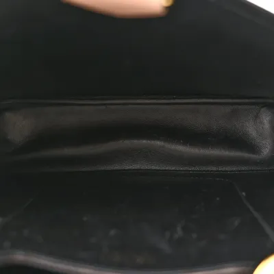 Prada Medium Panier Bucket Bag Cipria/Black Saffiano Cuir Leather