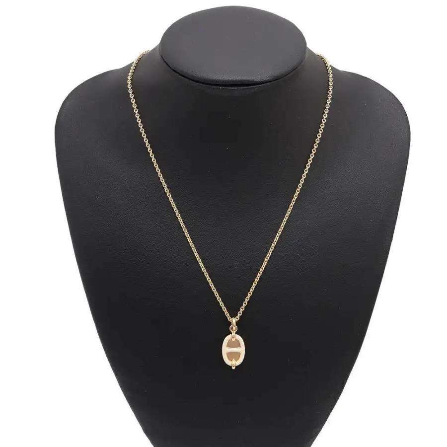 HERMES Mini Maillon Necklace