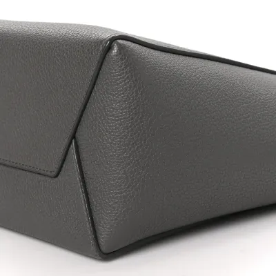 Celine Small Sangle Bucket Bag Kohl Soft Grained Calfskin Leather Gold Hardware