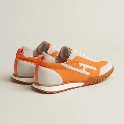 HERMES Jet Sneakers Oranage Sports Shoes