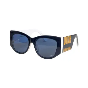 DIOR glasses black white/white/black gold/leopard brown/beige/pink color Size 56口18-145