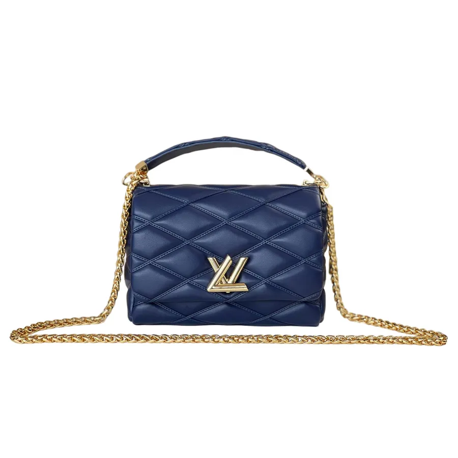 Louis Vuitton GO-14 MM White/Black/Navy Blue/Grey/Pink Lambskin Leather Gold Hardware