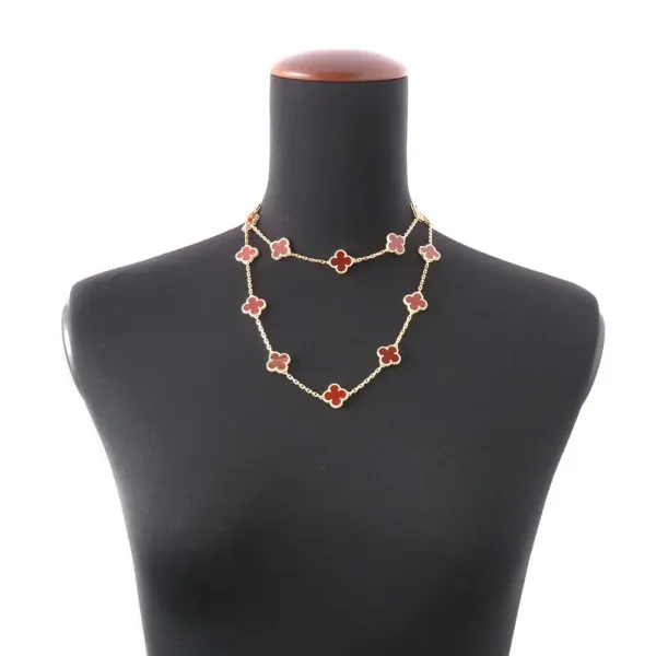 Van Cleef & Arpels Vintage Alhambra Long Necklace 20 motifs - Image 4