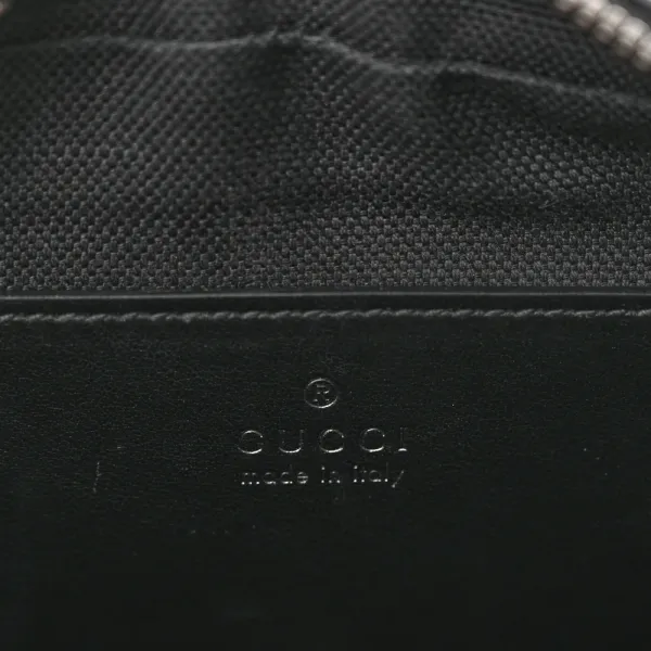 Gucci Small GG Marmont Chain Shoulder Bag Black Calfskin Leather Black Hardware - Image 2