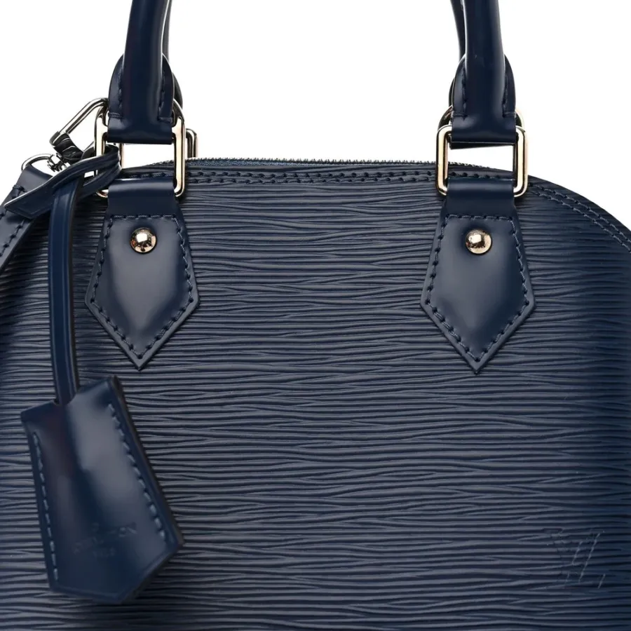 Louis Vuitton Alma BB Indigo Epi Leather Silver Hardware