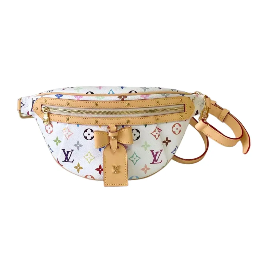 Louis Vuitton x Murakami Takashi High Rise Multicolor White Gold Hardware