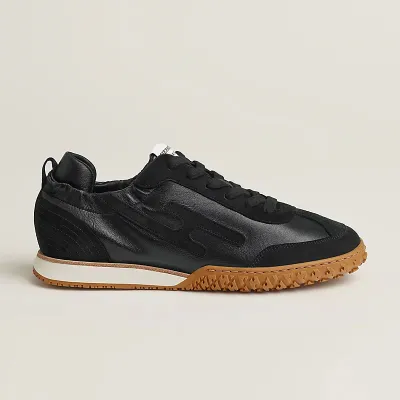 HERMES Jet Sneakers Black Sports Shoes