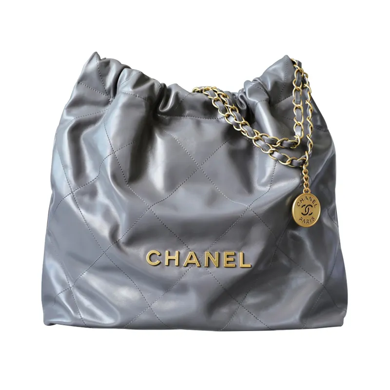Chanel 22bags Pink / Grey Shoulder Bags