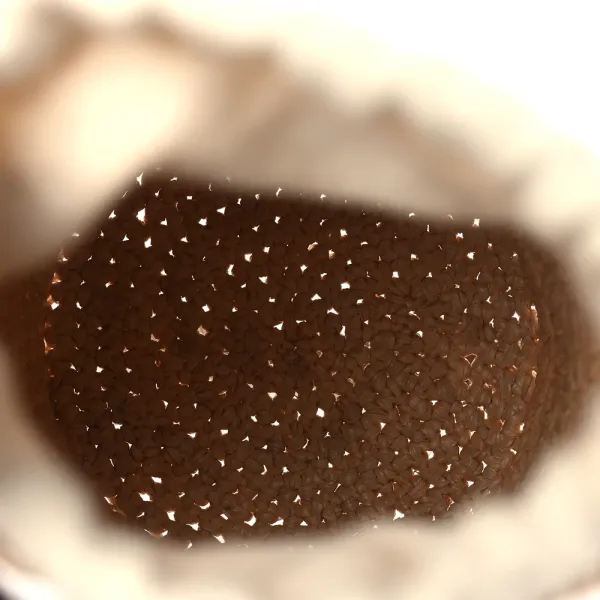 Loewe Paula’s Ibiza Bucket Bag Medium Natural/Tan Calfskin Leather & Raffia - Image 7