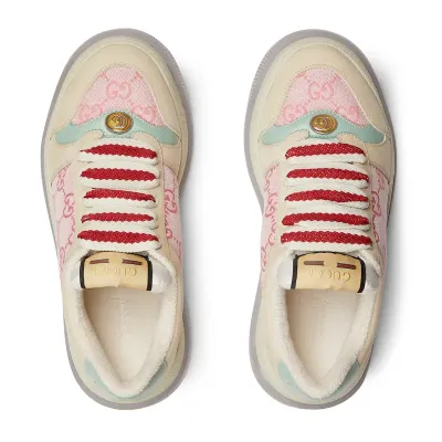 Gucci Screener series women's sports shoes pink Sneakers