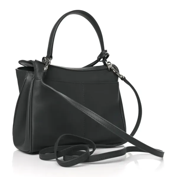 Balenciaga Mini Rodeo Top Handle Handbag Grey Natural Smooth Calfskin Leather Silver Hardware - Image 3