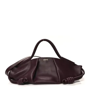 Loewe Paseo Bag Small Burgundy Shiny Nappa Calfskin Leather