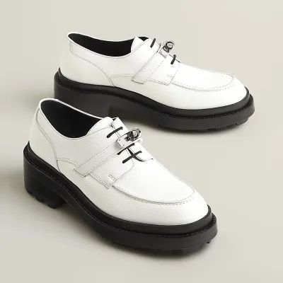 HERMES First white Loafers