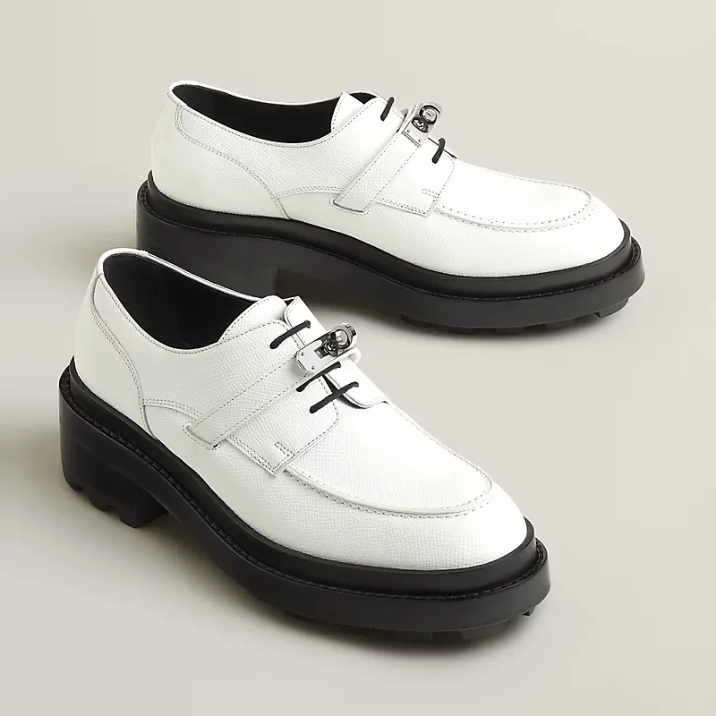 HERMES First white Loafers