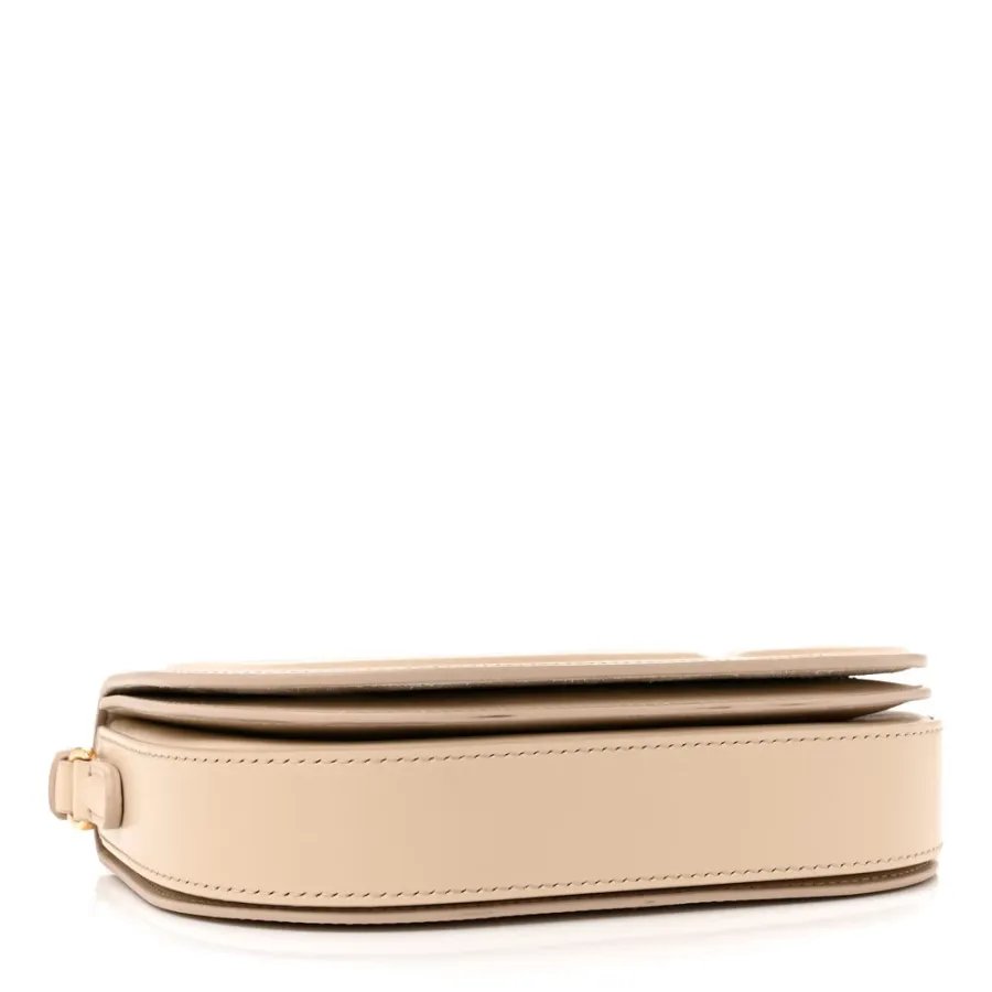 Dior Medium CD Signature Flap Crossbody Caramel Beige Calfskin Leather Gold Hardware