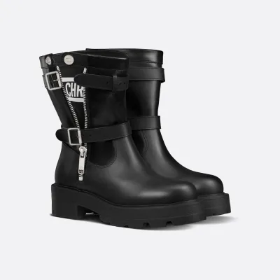Dior black ankle boots