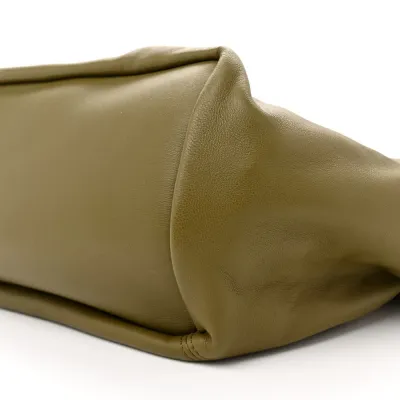 Loewe Squeeze Bag Medium Olive Nappa Leather