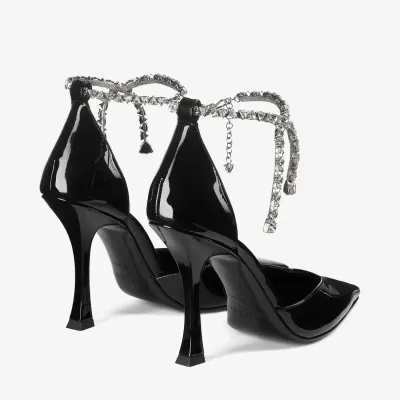 JIMMY CHOO Black patent heels