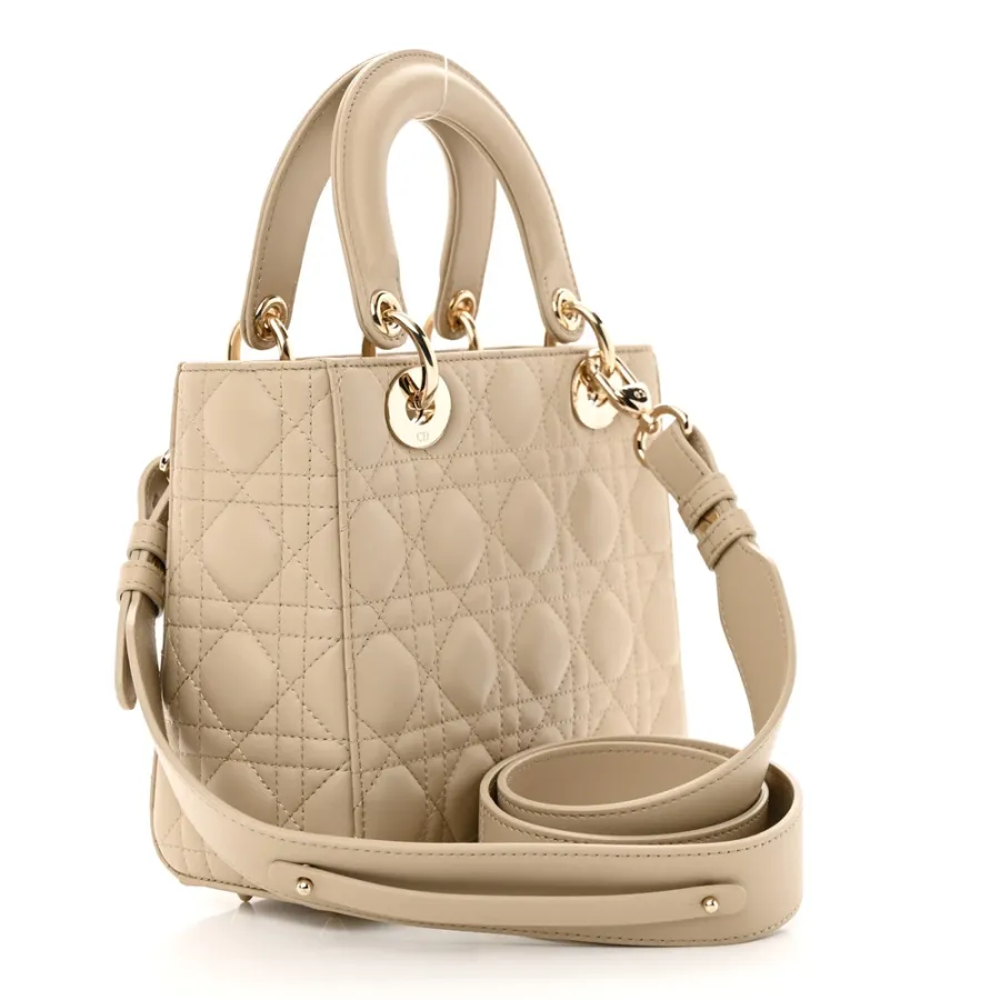 Dior Small My ABCDior Lady Dior Corda Cannage Lambskin Leather Gold Hardware