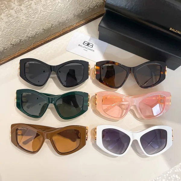 Balenciaga glasses black/leopard/green/brown/pink/white color Size 55口17-130 - Image 8