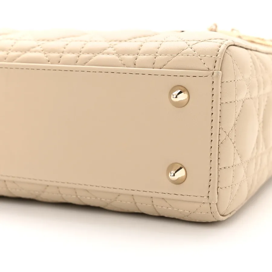 Dior Small My ABCDior Lady Dior Corda Cannage Lambskin Leather Gold Hardware