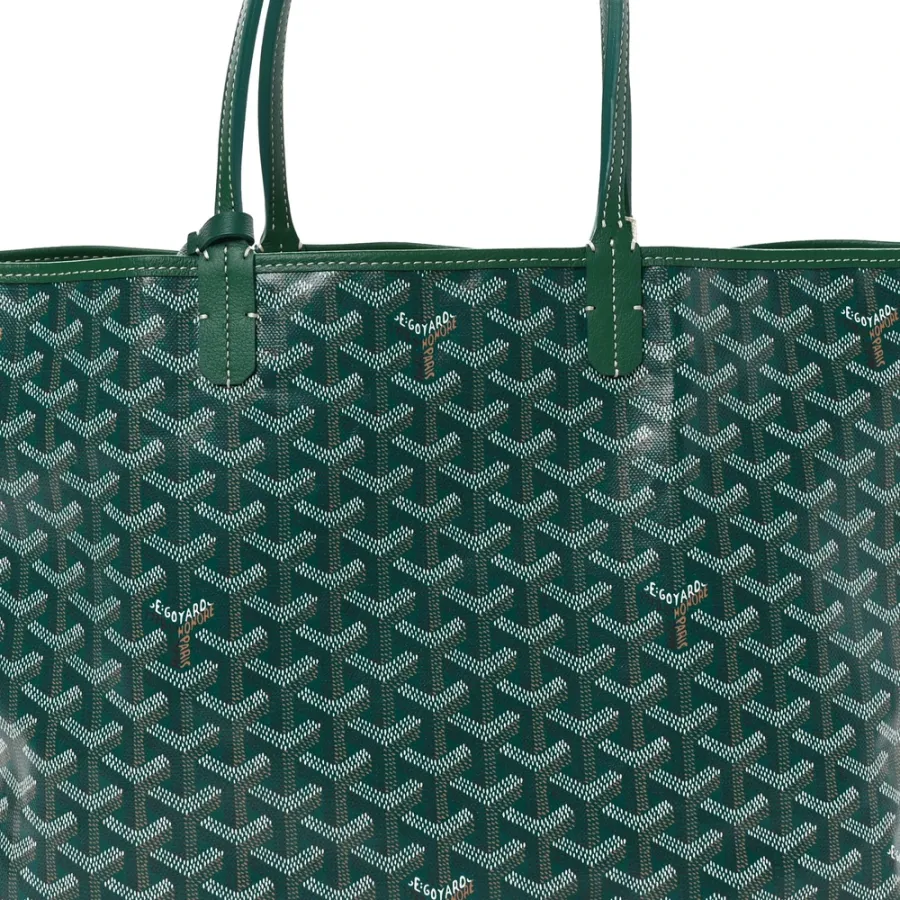 Goyard Saint Louis Tote PM Green Goyardine Canvas