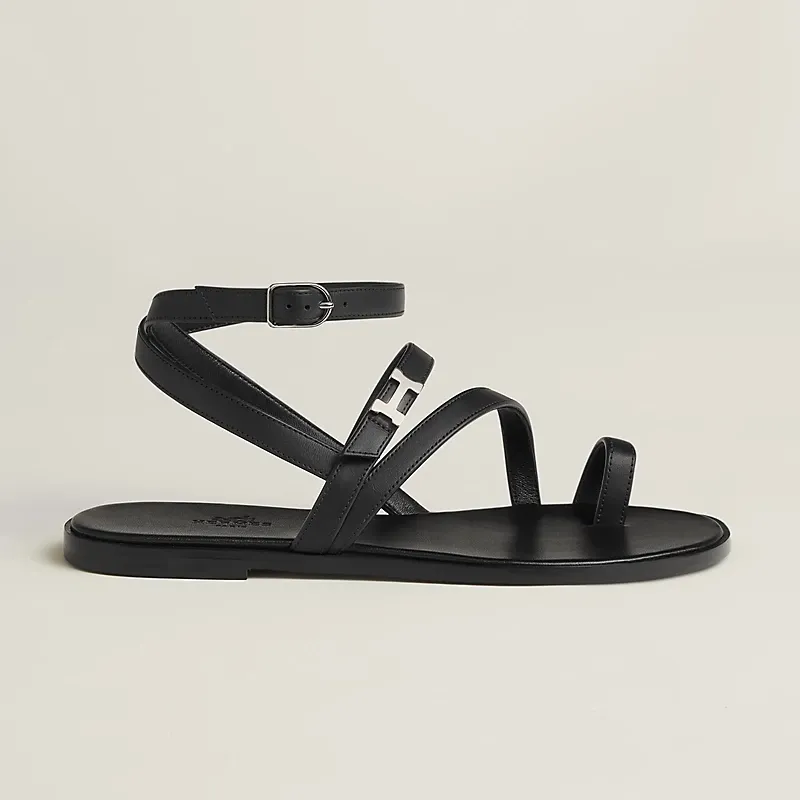 HERMES Harmonie black Sandal