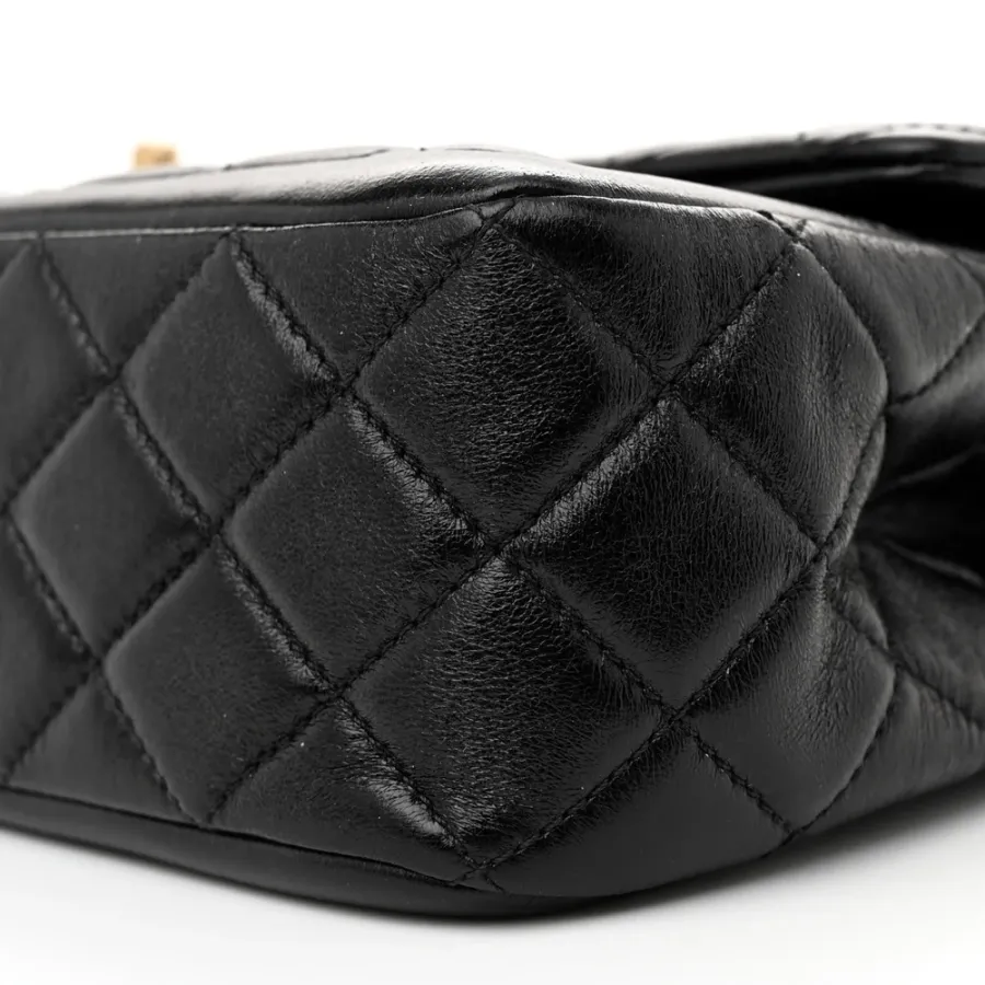 Grade Handbags | Black Quilted Luxury Designer Bag