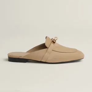 HERMES Oz Mule Beige color Slippers