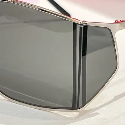 Saint Laurent square frame glasses black silver/black gold/black/brown color Size 60口14-130