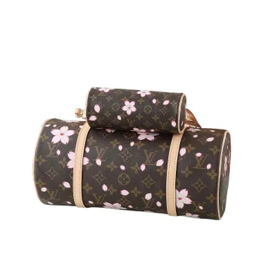 Louis Vuitton x Murakami Takashi Papillon Sakura Brown Gold Hardware