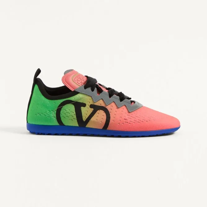 VALENTINO CHROMATHON Technical fabric sneakers
