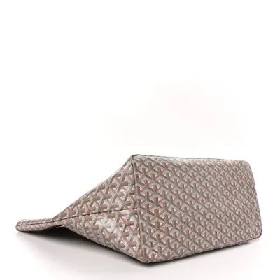 Goyard Saint Louis Claire Voie GM Grege / Powder Pink Goyardine Canvas